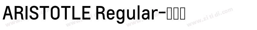 ARISTOTLE Regular字体转换